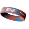Bracelet en silicone rouge-bleu 19mm Punok
