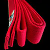 Ceinture compétition Karate SHUREIDO Rouge Coton – Approuvée WKF