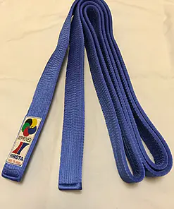 Ceinture karate HIROTA Satin qualité supérieure bleue ou rouge – Extra-large
