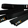 Ceinture noire en soie naturelle Kaiten extra épaisse 1 Ceinture noire en soie naturelle Kaiten extra épaisse