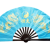 Éventail Tai Chi (Tai Ji Shan) Double Dragon – Sur Mesure bleu