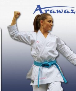 Kimono Karate Arawaza Black Diamond - WKF édition limité Rose-Noir