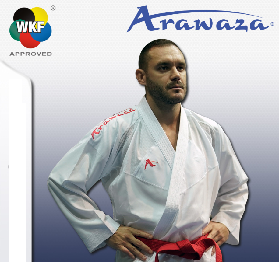 Kimono Karate Arawaza Rev-X Combo Set - Premier League WKF 4 Kimono Karate Arawaza Rev-X Combo Set - Premier League WKF-rouge