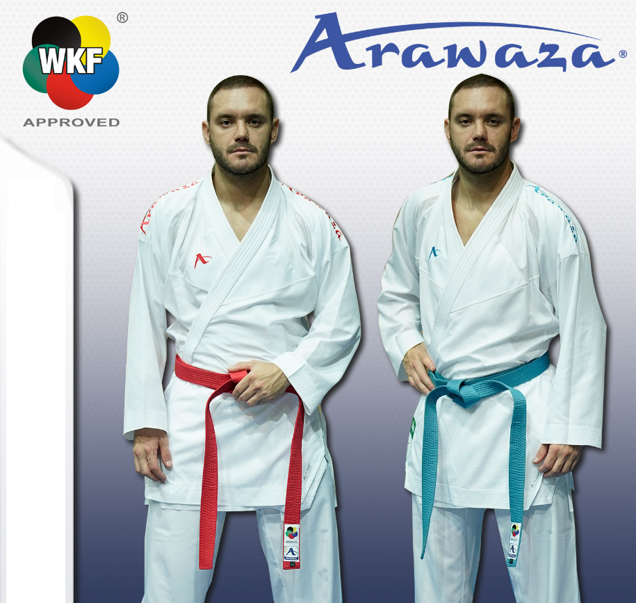 Kimono Karate Arawaza Rev-X Combo Set - Premier League WKF 3 Kimono Karate Arawaza Rev-X Combo Set - Premier League WKF