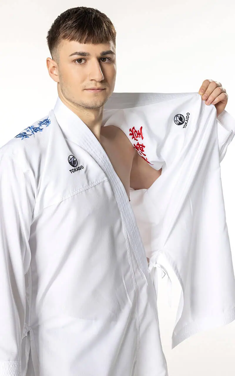 Kimono Karate Tokaido Kumite Master K1 - Premiere League (réversible) WKF – Image 4
