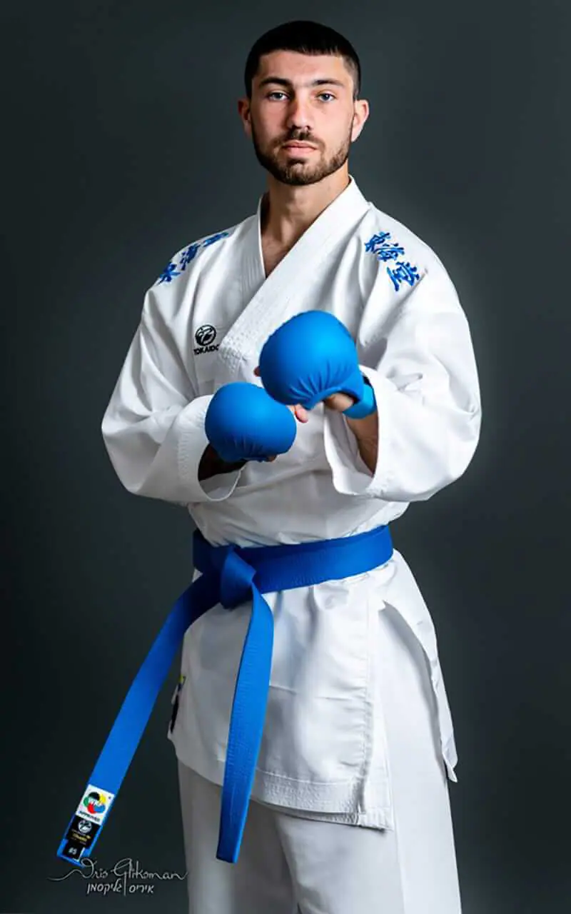Kimono Karate Tokaido Kumite Master K1 – Premiere League-bleu