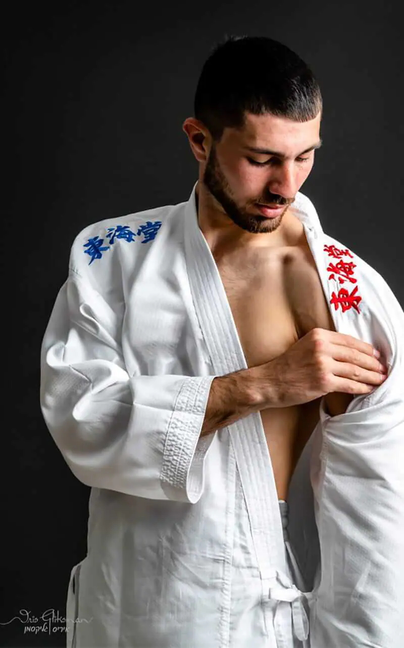 Kimono Karate Tokaido Kumite Master K1 – Premiere League-rouge