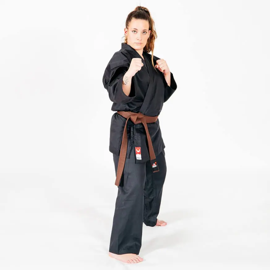 Kimono Karaté Training Fuji-Mae noir