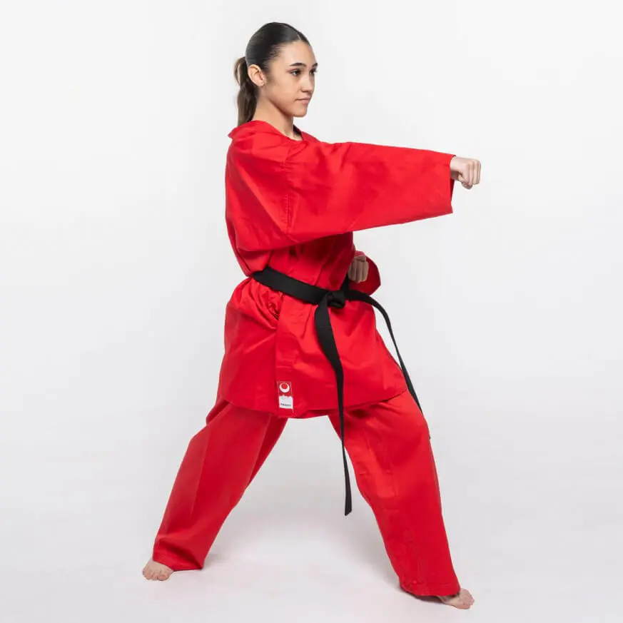 Kimono Karaté-Training Fuji-Mae rouge
