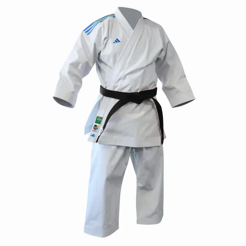 Kimono de Karaté Kata Shori Premiere League avec bande - Adidas bleu