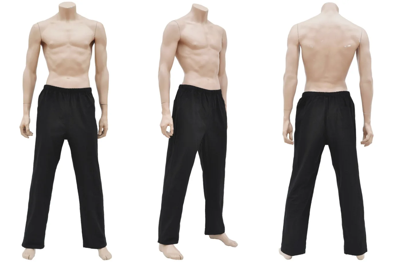 Pantalon Tangzhuang Coton noir