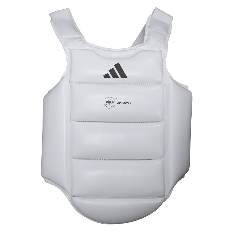 Plastron de Karate Adidas Enfant WKF - Blanc 3 Plastron de Karate Adidas Enfant WKF - Blanc