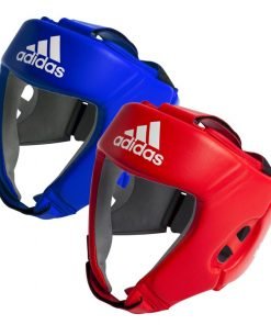 Casque de Boxe Compétition Amateur Adidas bleu ou rouge