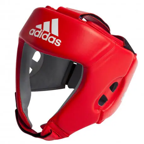 Casque de Boxe "Compétition Amateur" Adidas bleu ou rouge