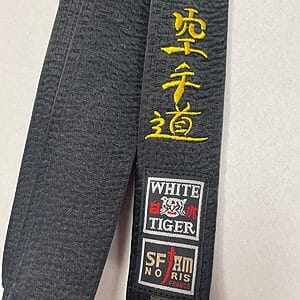 Ceintures Noires de Karate en Satin