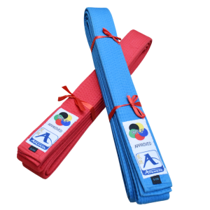 Pack Rouge & Bleu Ceinture De Compétition KAMIKAZE KATA "NEW LIFE