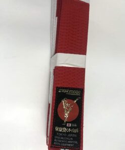 ceinture-de-karate-tokyodo-rouge-et-blanc-shihan-zoom-etiquette