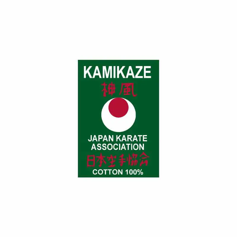 Ceinture noire de Karate KAMIKAZE - Coton piqué - économique – Image 2