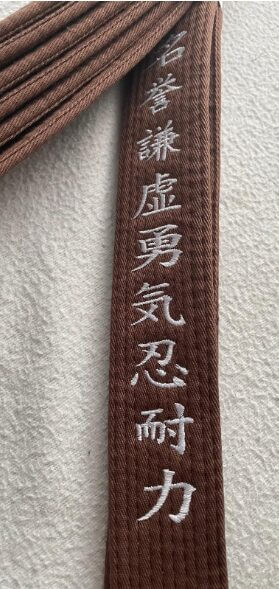 Ceinture Marron Karaté Ceinture Marron De Karate KAMIKAZE 350