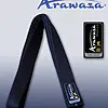 Ceinture noire de Karate ARAWAZA coton ou satin