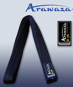 ceinture-noire-de-karate-arawaza-soie-naturelle