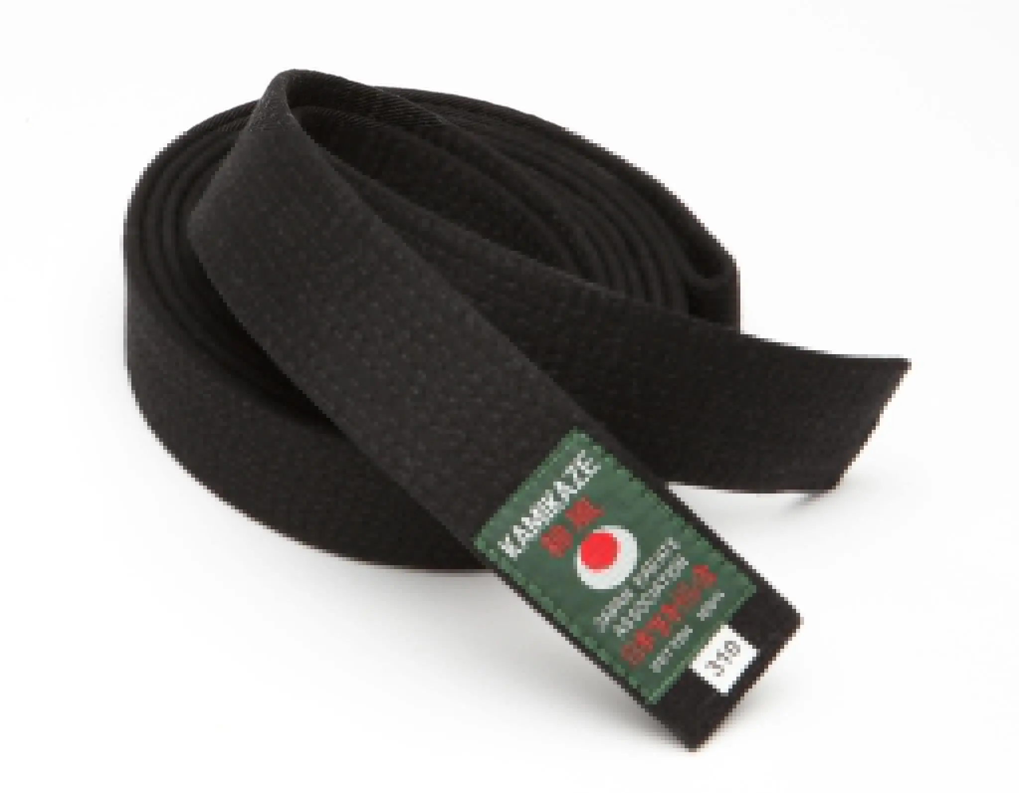 Ceinture noire de Karate KAMIKAZE - Coton piqué - économique