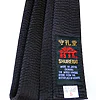 Ceinture Noire de Karate SHUREIDO - Coton ou Soie-Satin - Extra Large