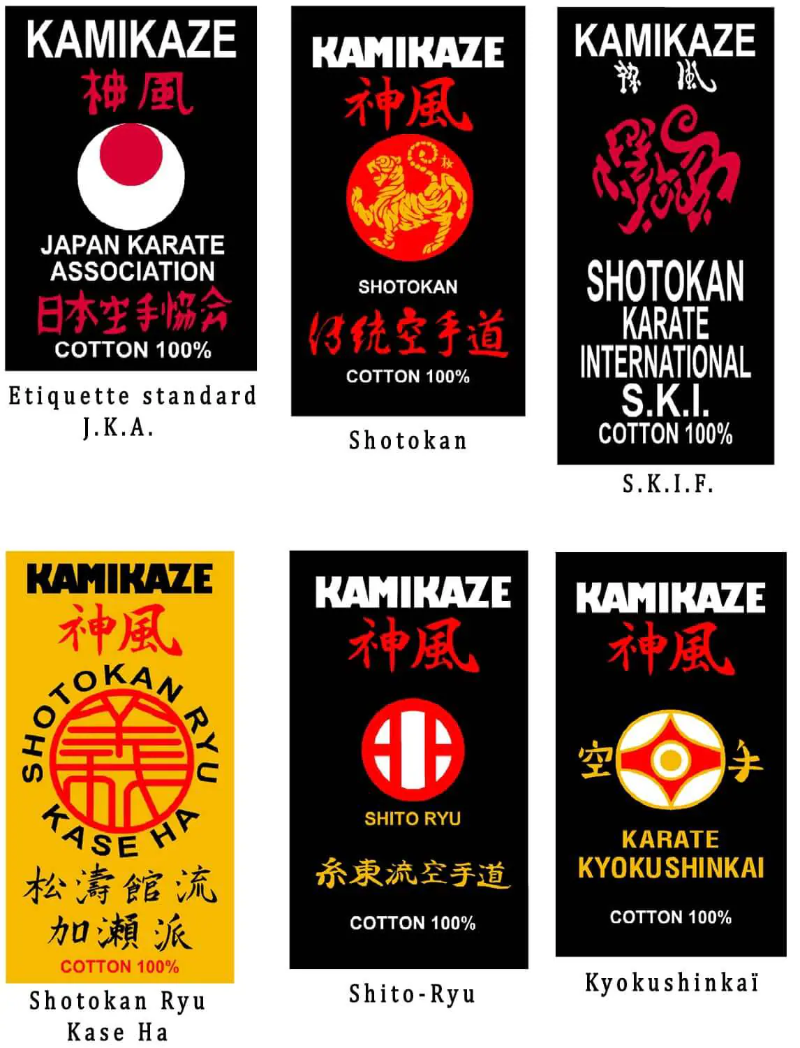 ceinture-noire-kamikaze-satin-ou-coton-etiquettes-style-karate