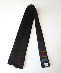ceinture-noire-karate-shureido-satin