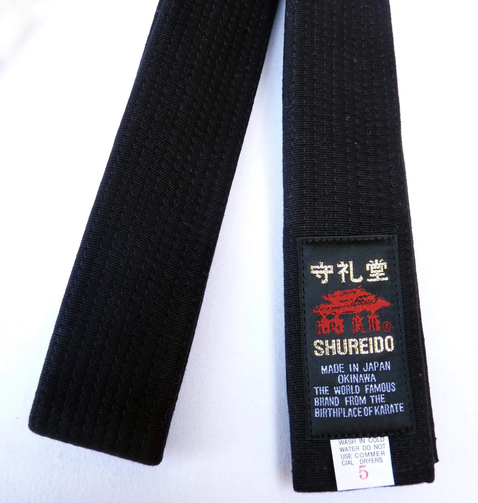 ceinture-noire-shureido-extra-large-coton-etiquette
