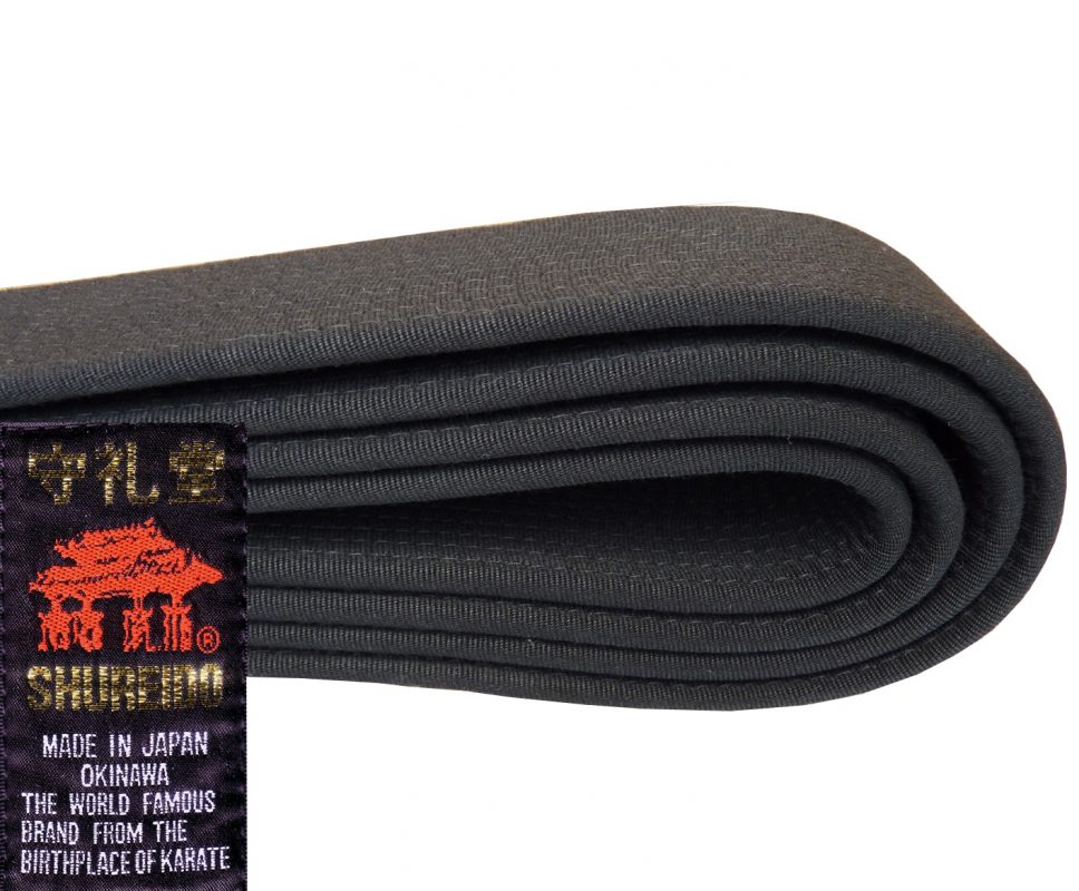 Ceinture Noire de Karate SHUREIDO Coton
