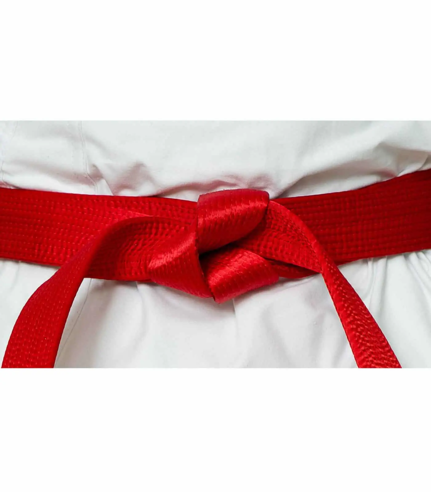 Ceintures de compétition de Karate Seishin International - Pack Rouge et bleu 5 ceintures-de-competition-seishin-international-wkf-rouge-satin