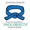 Cours de Karate en ligne Ceinture Bleue PACK OBJECTIF Karate3G™ 1 Cours de Karate en ligne Ceinture bleue PACK OBJECTIF Karate3G™ vidéo