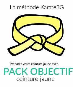 Cours de Karate en ligne Ceinture jaune PACK OBJECTIF Karate3G™ video