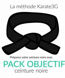 Cours de Karate en ligne Ceinture Noire PACK OBJECTIF Karate3G™ vidéo