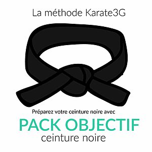 Cours de Karate en ligne Ceinture Noire PACK OBJECTIF Karate3G™