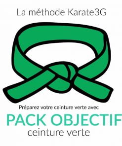 Cours de Karate en ligne Ceinture verte PACK OBJECTIF Karate3G™ video