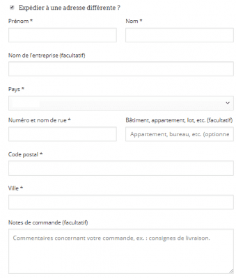 Comment passer une commande 5 expédition 1