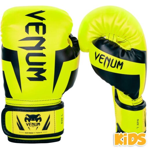 Gants de Boxe Enfant Venum Elite-jaune