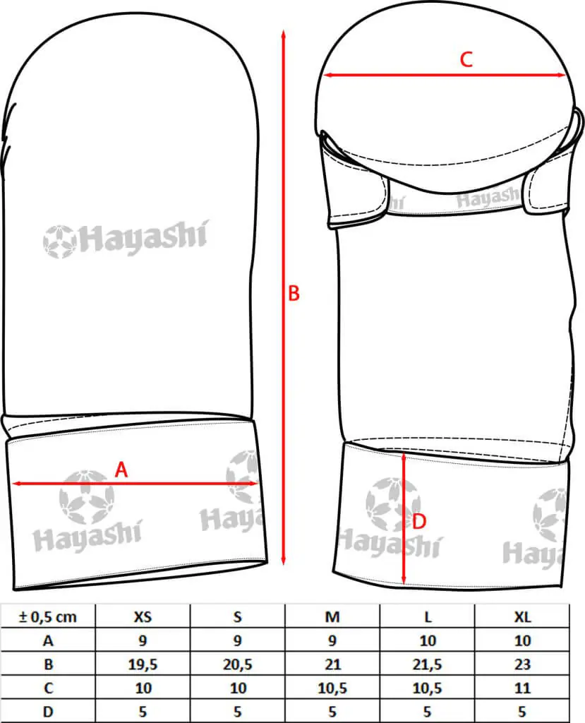 Gants de Karate Tsuki Hayashi bleus ou rouges - WKF 5 gants-de-karate-tsuki-hayashi-bleus-ou-rouges-wkf-guide