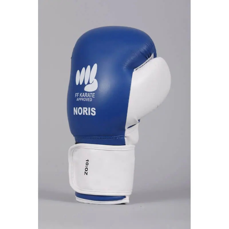 Gants Karaté Contact Noris - bleu ou rouge - FFK 4 gants-karate-contact-noris-bleu-ou-rouge-ffk-bleu