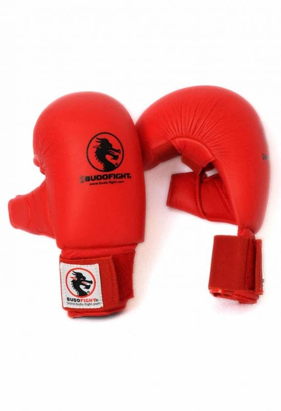 Gants De Karaté Elite - Pour Compétition Et Entraînement, Blancs, Paume Renforcée, Fermeture Velcro