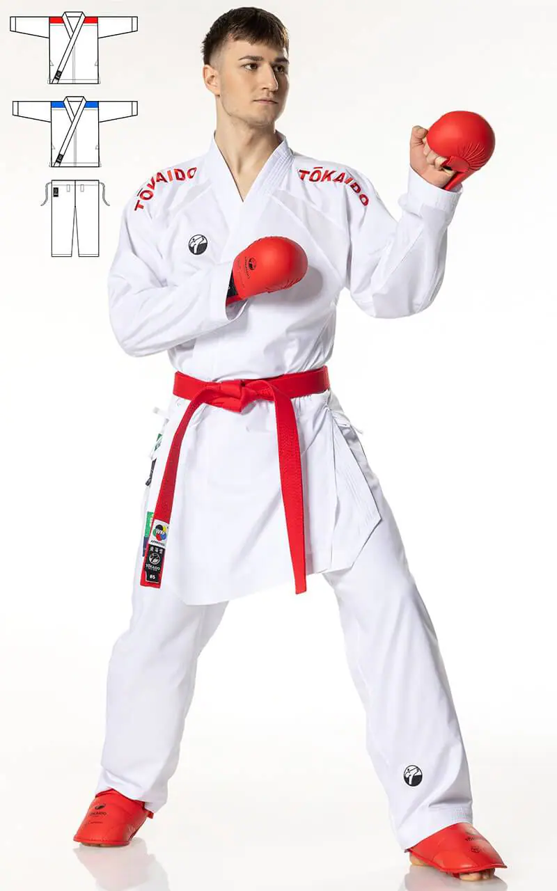 Kimono Karate Tokaido Set Kumité Master Recycled WKF 4 Karate Gi Set Tokaido Kumite Master Recyclé