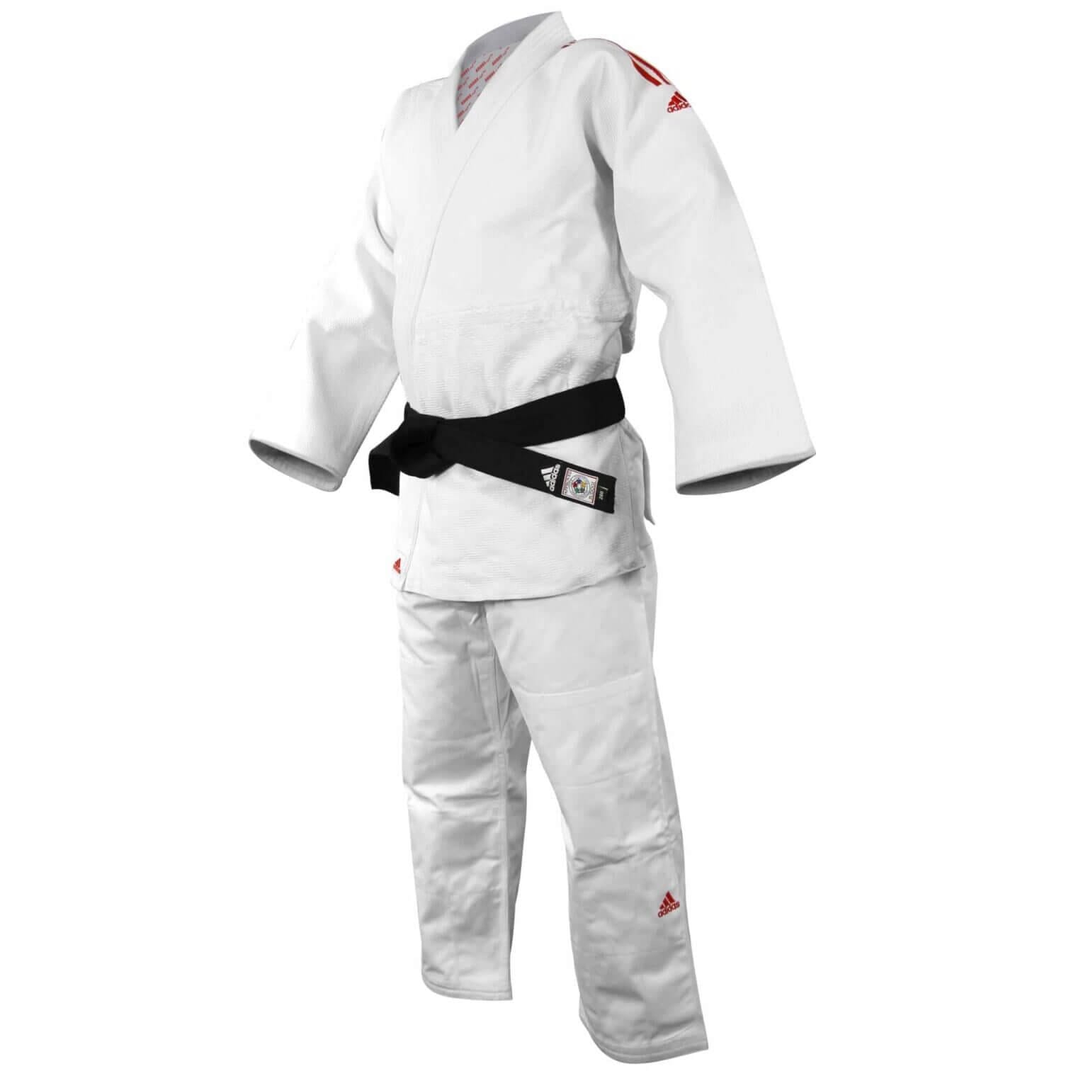 kimono-de-judo-adidas-millenium-bandes-J990-rouge