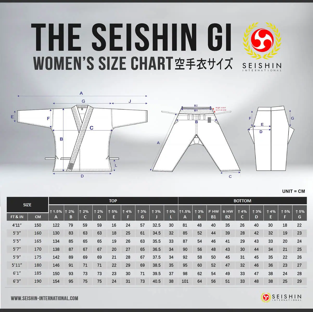 kimono-femme-karate-gi-seishin-international-tableau-tailles
