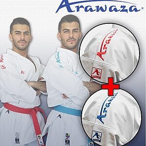 Ensembles Karate Kata Rouge Bleu