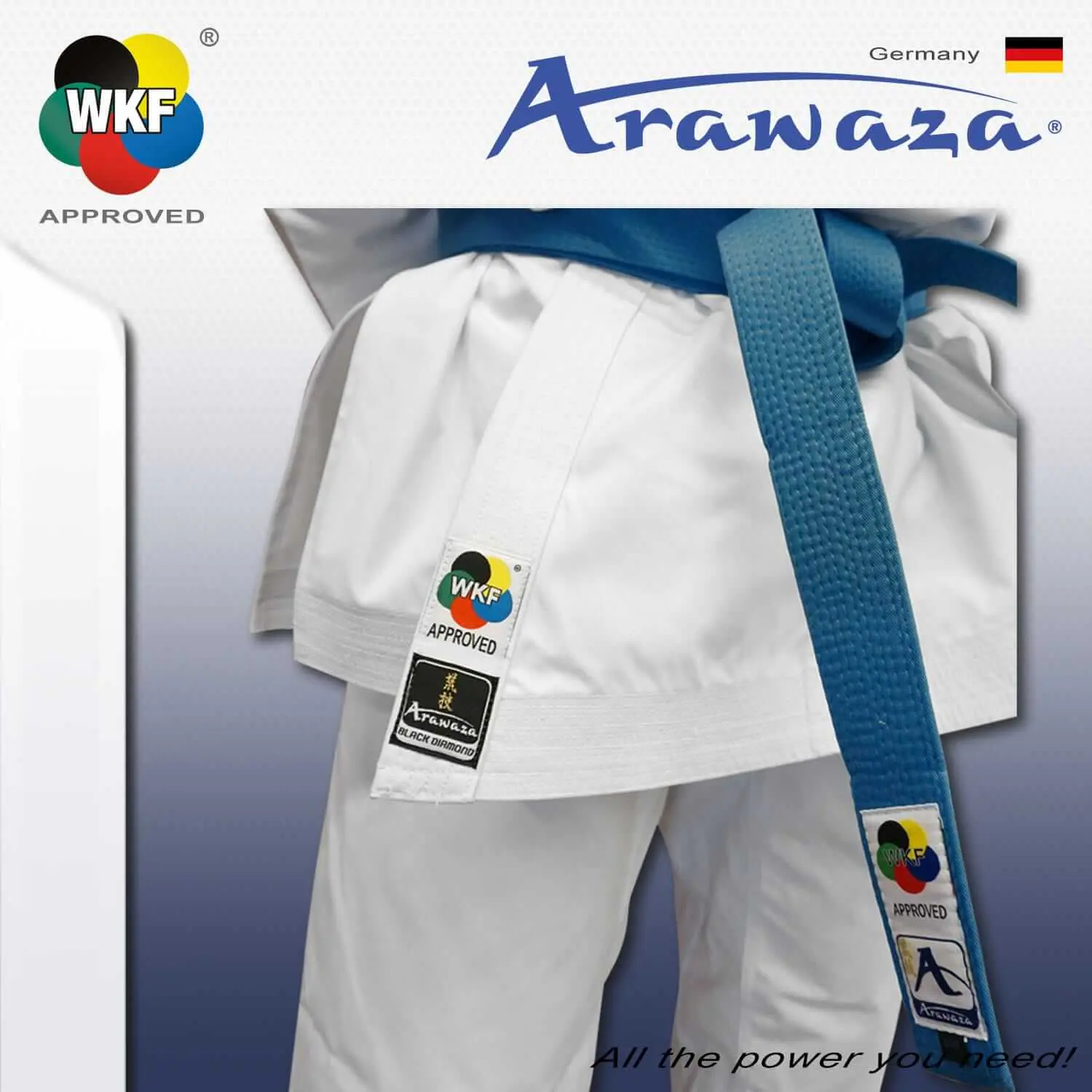 Kimono Karate Arawaza Black Diamond - WKF - Première League - Coupe Femme 6 kimono-karate-arawaza-black-diamond-wkf-pemiere-league-femme