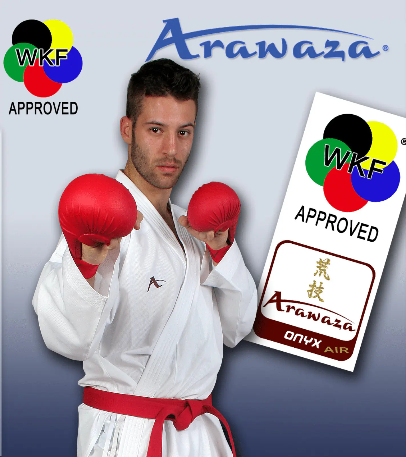 Kimono Karate Arawaza Onyx Air - WKF 3 Karate-Gi Arawaza Onyx Air - WKF Approved - Kumite - 170