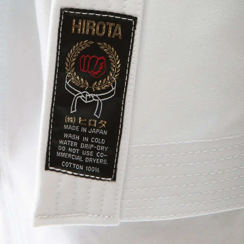 Kimono Hirota MH-12 - Light-Weight 4 kimono-karate-gi-hirota-etiquette