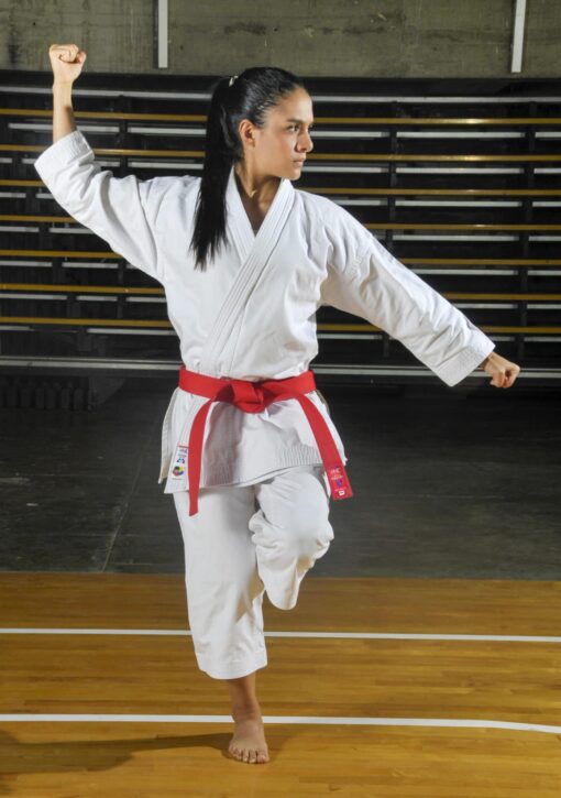 Kimono Karate Kamikaze PREMIER KATA-gangaku-kamae